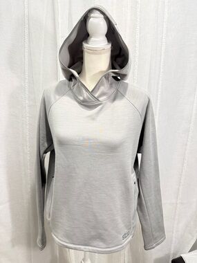 Stio alloy heather glide power stretch Hooded Pullover Sweatshirt